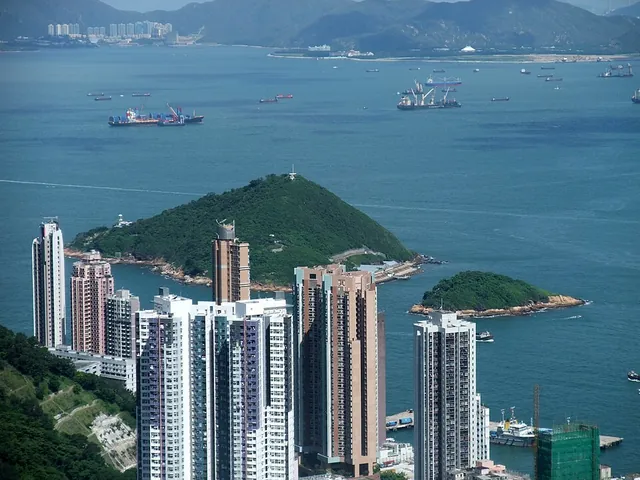 Little Green Island (right) beside Green Island