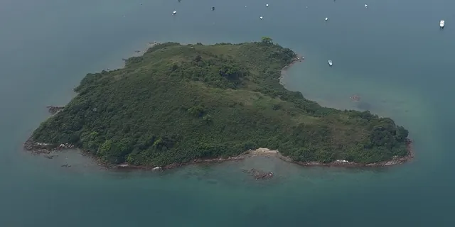 Yeung Chau, Tai Po, from the air