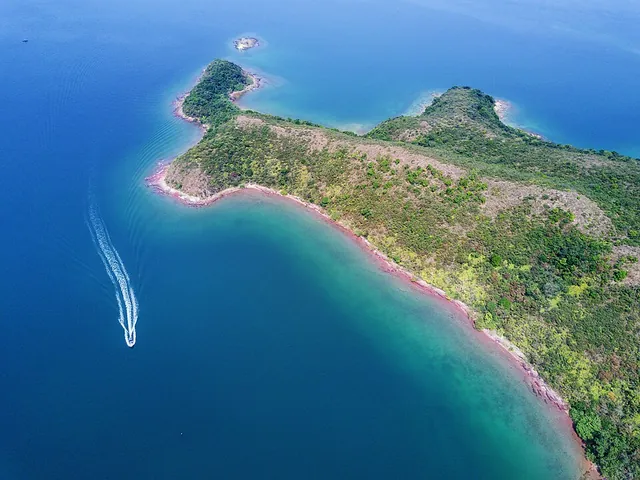 Northwestern tip of Double Island