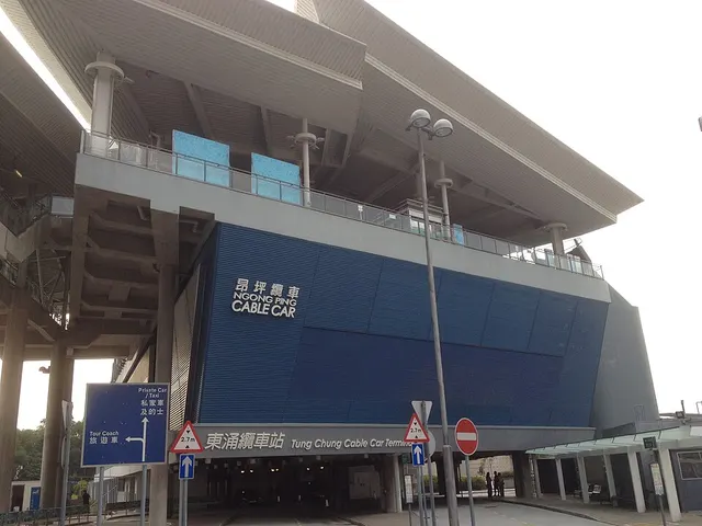 L’edificio del terminal di Tung Chung