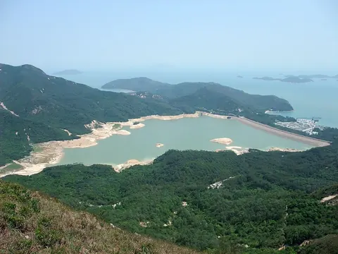 Shek Pik Reservoir from the trail